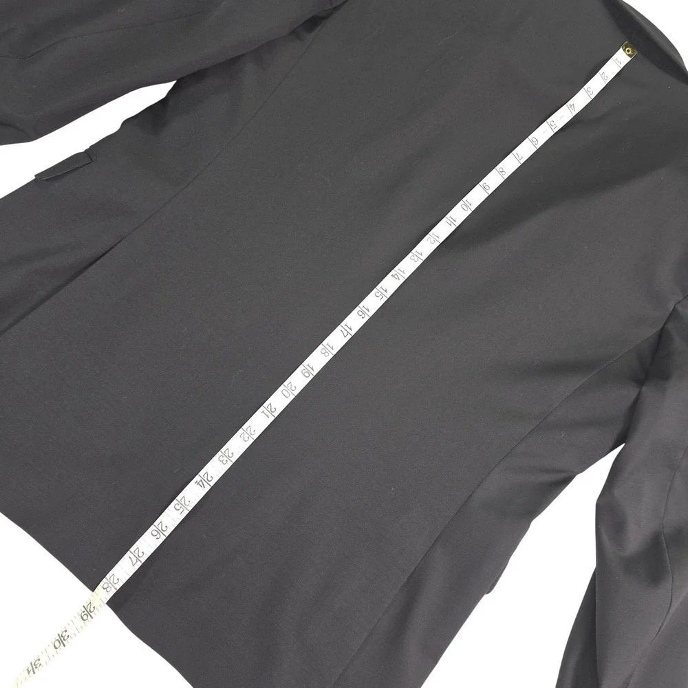Awearness Kenneth Cole Awear-Tech‎ Black Extreme Slim Fit Wool Blazer 40 Regular